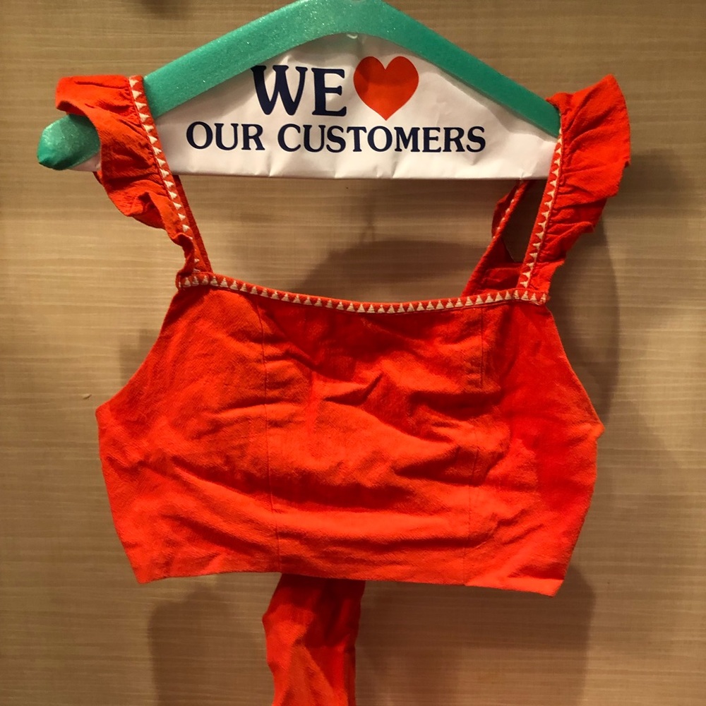 FreePeople Orange and Gold Set